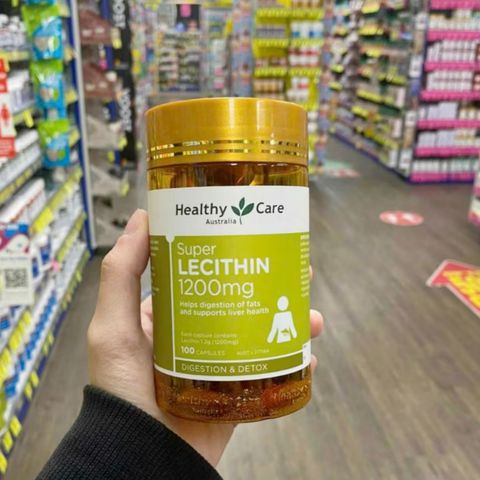 Mầm Đậu Nành Healthy Care Super Lecithin 1200 mg - 100 viên - Hỗ Trợ Cân Bằng Nội Tiết Tố - Hỗ Trợ Làm Đẹp Da Cho Nữ Giới - Sản Phẩm Úc