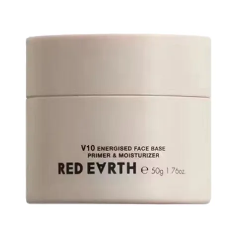 Kem Lót Red Earth V10 Energised Face Base 50g - Cấp Ẩm, Làm Mềm Và Mịn Da