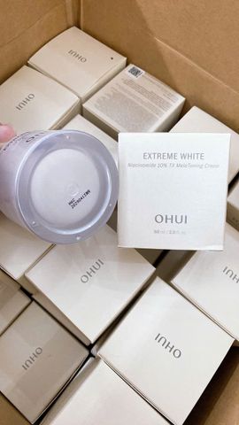 Kem Dưỡng Trắng Da Ohui Extreme White Cream 60ml - Giảm Mờ Thâm Nám, Niacinamide 10%, Dưỡng Ẩm, Làm Sáng Da.