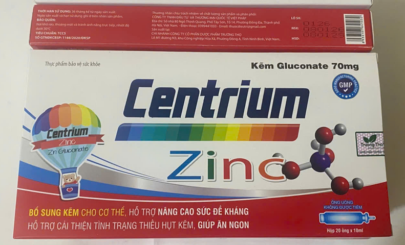 Hỗ trợ tăng đề kháng Centrium Zinc Trường Thọ (H/20o/10ml)