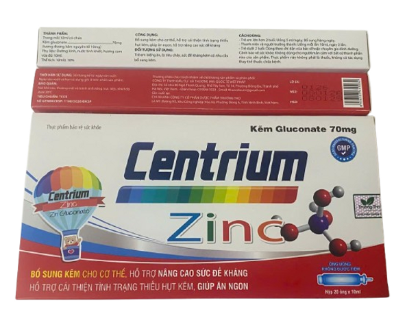 Hỗ trợ tăng đề kháng Centrium Zinc Trường Thọ (H/20o/10ml)