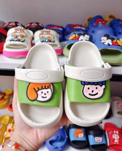 Dép lê cô bé cậu bé có quai cute chống trơn trượt mùa hè cho bé