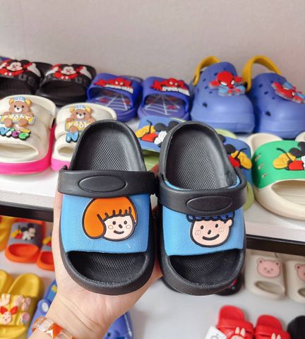 Dép lê cô bé cậu bé có quai cute chống trơn trượt mùa hè cho bé