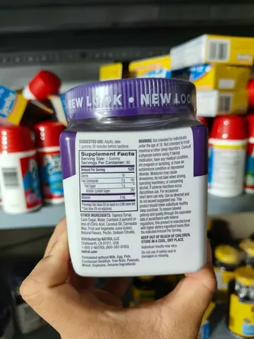 Kẹo dẻo giúp ngủ ngon Natrol Gummies 5mg 90 viên vị dâu