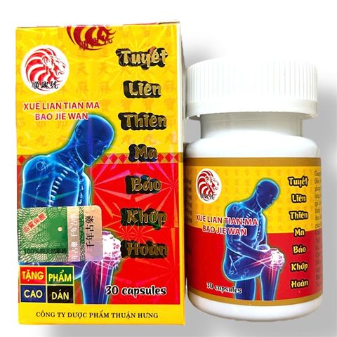 Viên uống Tuyết liên hỗ trợ đau nhức xương khớp, nhức khớp gối, tê bì chân tay, đau mỏi lưng, cổ vai gáy, thoát vị đĩa đệm - Hộp 30 viên - Xuất xứ Malaysia - Mã 1340