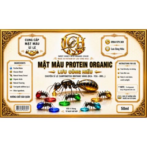 Dưỡng kiến – Thức ăn cho kiến nuôi đàn, nuôi queen (mật màu protein organic)