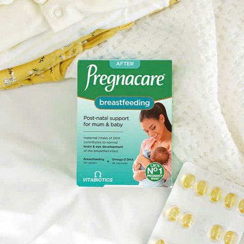 [Mẫu Mới] Viên uống Bổ Sung Vitamin & Khoáng Chất Vitabiotics Pregnacare Breastfeeding - 84 viên - Hỗ Trợ Mẹ Cho Con Bú - Cung Cấp Dinh Dưỡng Cần Thiết Cho Sức Khoẻ Mẹ & Bé - S/P Chuẩn UK 