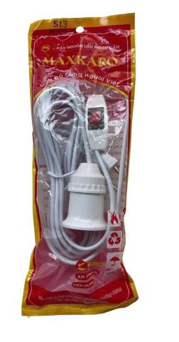 Dây Đèn Liền Đui Có Công Tắc 3M Công Suất 500w Maxkaro.