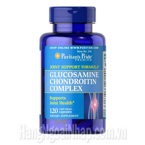 Hỗ trợ xương khớp Viên Uống Puritan's Pride Glucosamine Complex 120 Viên Date Xa NK