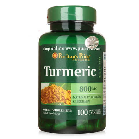 Tinh chất nghệ Puritan’s Pride Turmeric 800mg 100 viên Date Xa NK