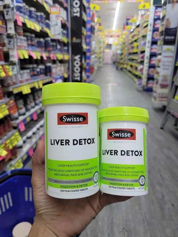 Viên Uống Hỗ Trợ Thải Độc Gan Swisse Ultiboost Liver Detox - 60 - 120 - 200 viên - Hỗ Trợ Thải Độc Gan Từ Úc - Duy Trì Chức Năng Gan Khỏe Mạnh - Giải Pháp Detox Gan Hiệu Quả Từ Thiên Nhiên
