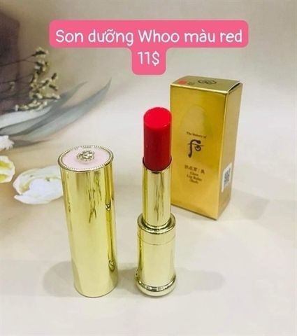 Son Dưỡng Whoo Glow Lip Balm SPF10 #Red