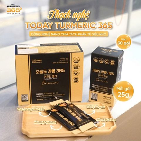 Thạch Nghệ Nano Hàn Quốc 365 Hộp 30 Gói Date