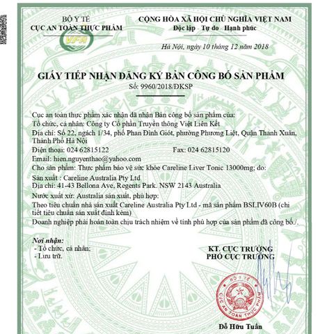 Viên Uống Careline Liver Tonic 13000 Hỗ Trợ Chức Năng Gan, Milk Thistle Úc 60 Viên