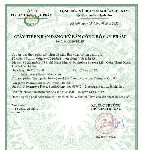 Tinh Dầu Hoa Anh Thảo Careline Evening Primrose Oil 1000mg 60 Viên Hỗ Trợ Sức Khỏe Nữ