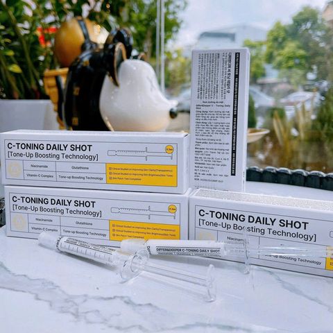 Tinh chất đẹp da Olive Young C-Toning Daily Shot Korea