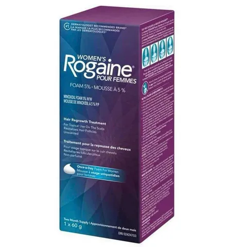 Foam mọc tóc nữ Rogaine 5% Minoxidil Topical Aerosol.cua my