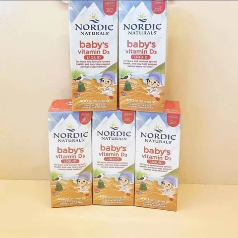 Nordic Naturals Baby's Vitamin D3 Liquid – Bổ Sung D3 Tinh Khiết Cho Bé Phát Triển Cao Khỏe