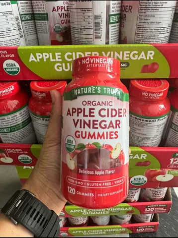 Kẹo dẻo giấm táo Nature’s Truth Organic Apple Cider Vinegar Gummies 500mg 120 Gummies