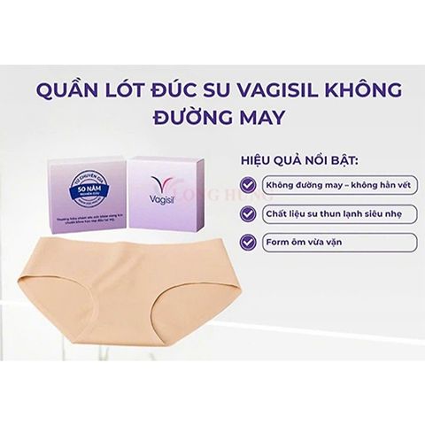 [Quà tặng không bán] - Quần lót đúc su Vagisil không đường may – Nhẹ tênh, êm ái, tôn dáng tự nhiên