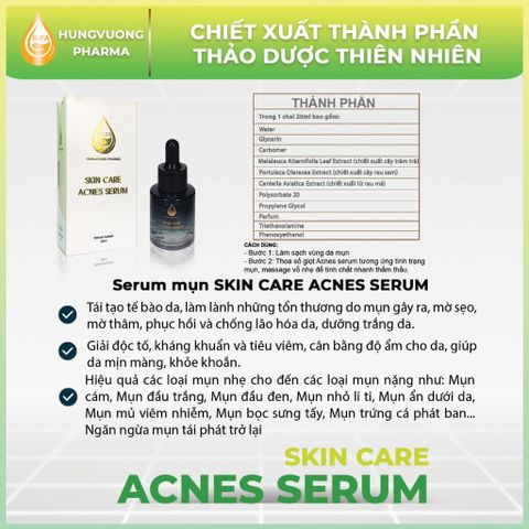 Acnes serum bôi mụn BIFA 20ml giúp tái tạo tế bao da cân bằng độ ẩm cho da giúp da mịn màng và khoẻ khoắn