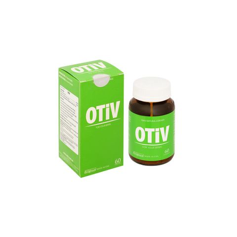 Viên uống OTIV Bổ não - Cải thiện mất ngủ, đau nửa đầu hộp 60 Viên