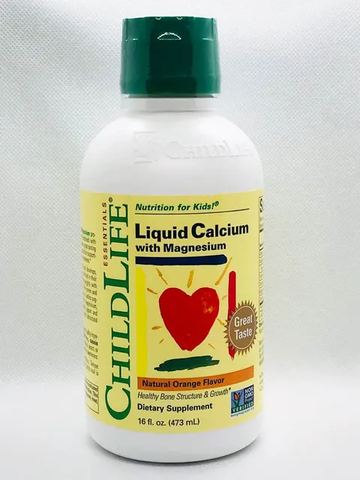 Siro bổ sung Canxi và Magiê cho trẻ em ChildLife Liquid Calcium and Magnesium 473ml USA