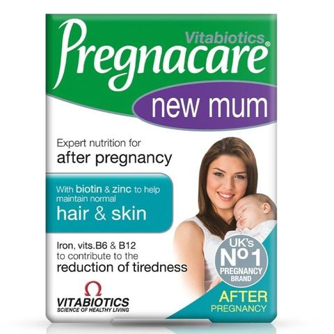 Viên Uống Bổ Sung Vitamin Cho Mẹ Sau Sinh Vitabiotics Pregnacare New Mum - 56 viên - Hỗ Trợ Đẹp Da & Giảm Rụng Tóc Sau Sinh  - Sản phẩm Từ Anh Quốc
