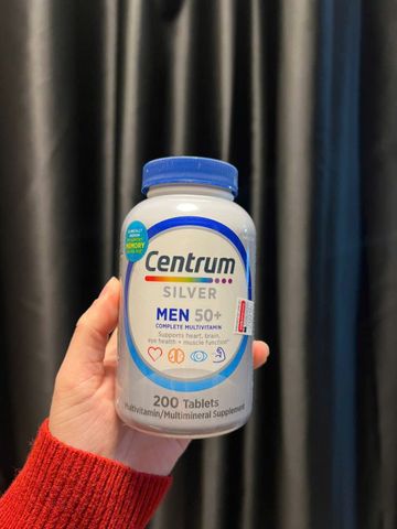 vitamin tổng hợp dành cho nam trên 50 tuổi centrum men 200 viên
