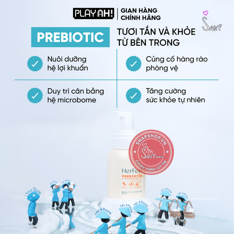 (Snapshop) Dung Dịch Vệ Sinh Phụ Nữ Her Feel Prebiotic Rose Kháng Viêm Khử Mùi Chính Hãng