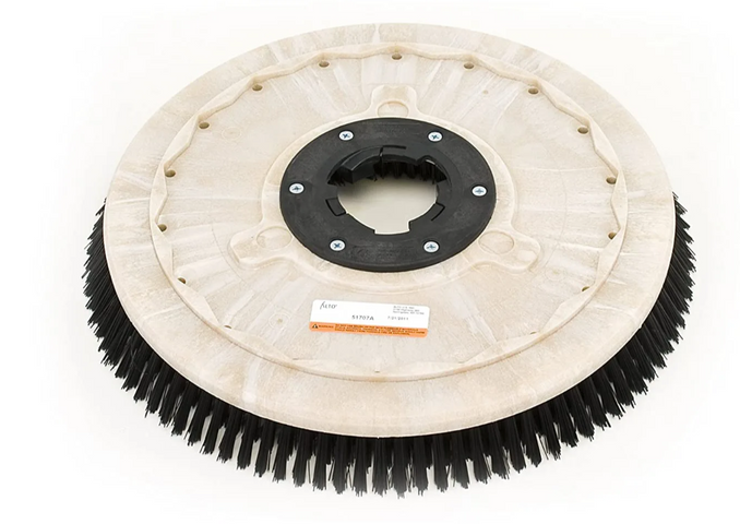 Mâm bàn chải cước ngàm nhựa 17 inch A-072A cho máy chà sàn