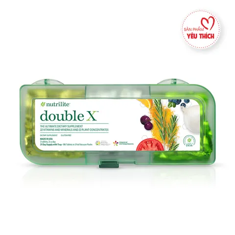 TP BVSK Double X dạng gói lẻ không hộp hỗ trợ tăng cường sức khỏe và sức đề kháng của cơ thể
