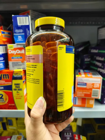 Viên dầu cá Nature Made Fish Oil 1200mg 360mg Omega-3 240 viên (Burp-Less)