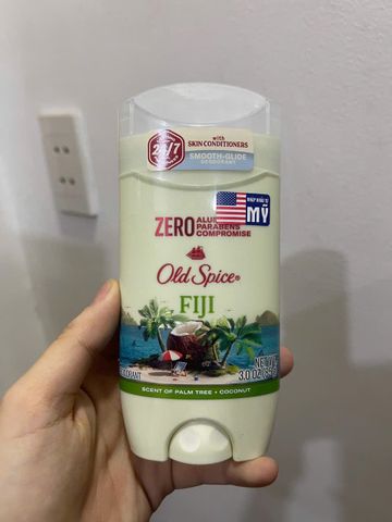 ￼Lăn Khử Mùi Sáp Old Spice FIJI 85g (Sáp Xanh) thơm mát