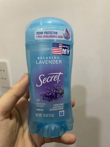 Gel Khử Mùi Secret Luxe Lavender Dành Cho Nữ Hương Hoa Oải Hương 73g