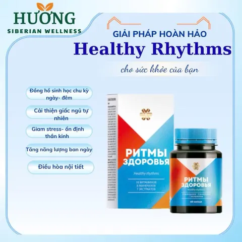 Healthy Rhythms  - cân bằng nhịp sinh học cho cơ thể – 60 viên/hộp