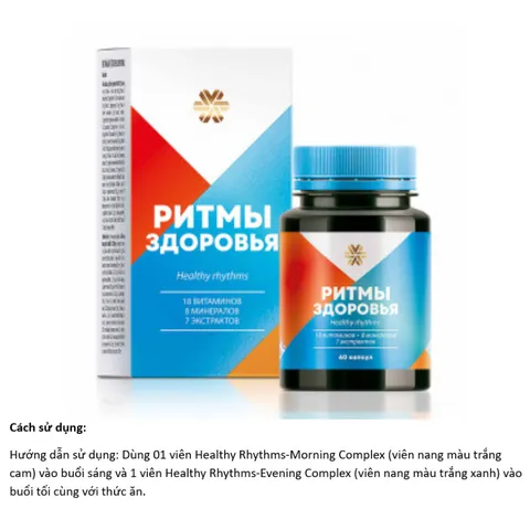 Healthy Rhythms  - cân bằng nhịp sinh học cho cơ thể – 60 viên/hộp