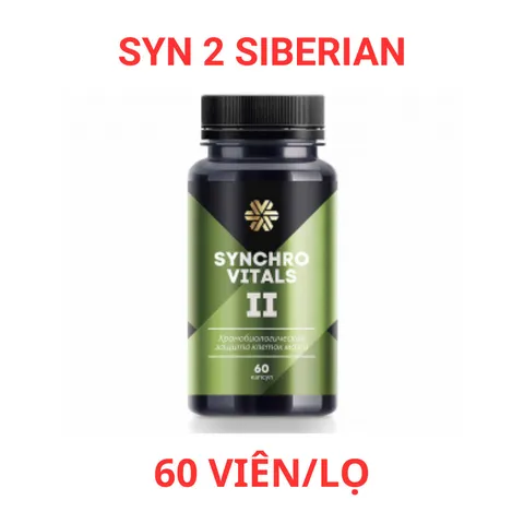 Syn 2 Siberian thực phẩm bảo vệ sức khỏe Synchrovitals II – 60 viên/lọ