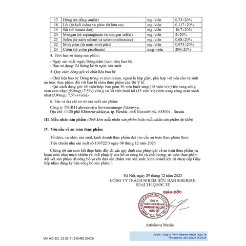 Healthy Rhythms  - cân bằng nhịp sinh học cho cơ thể – 60 viên/hộp