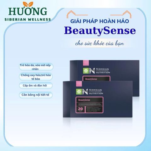 [ Date 2027 Siêu hỗ trợ làm đẹp ]  Siberian Super Natural Nutrition. BeautySense – 20 túi 3v/túi