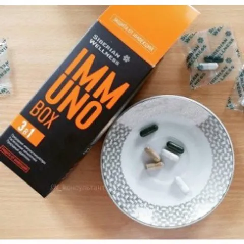 Immuno Box - Siberian Wellness - Tăng cường sức đề kháng, chống cảm cúm -30 túi