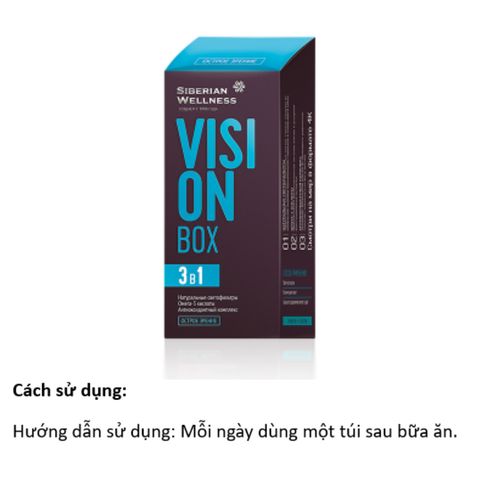 Vision box Siberian thực phẩm bảo vệ sức khỏe vision box - 30 túi, 4 viên/túi