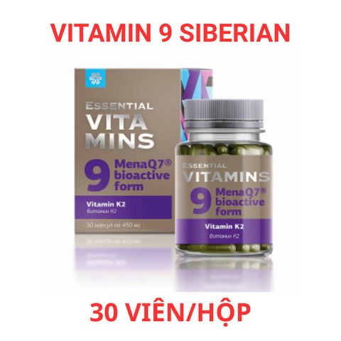 Vitamin 9  Essential Vitamins. Vitamin K2 – 30 viên/hộp