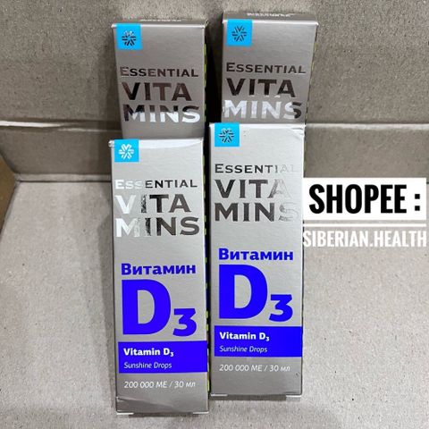 Vitamin D3 - Siberian Wellness - Tăng chiều cao, khớp xương mềm dẻo, xương chắc khỏe 762402