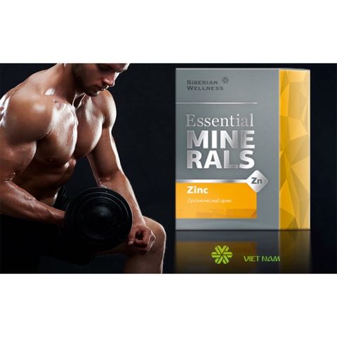 Essential Zinc - Siberian Wellness -Hỗ trợ chống ô xy hóa, tăng cường sức đề kháng - Hộp 60 viên