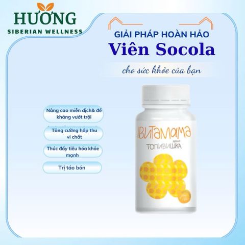 Viên socola tăng cường sức đề kháng cho bé -VitaMama Siberian immunity sweets - 400 viên