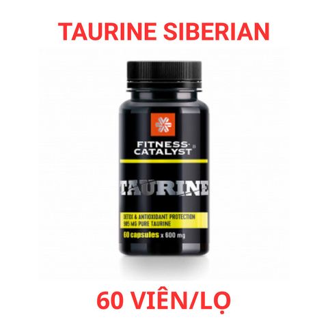 Thực phẩm bảo vệ sức khỏe Fitness Catalyst Taurine - 60 viên/lọ