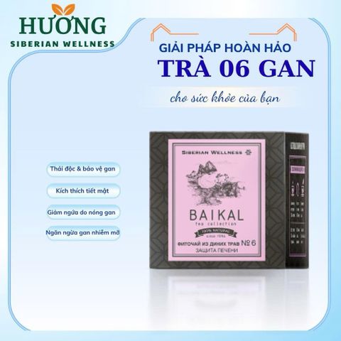 [Trà gan mật N6] Trà thảo mộc Siberian Baikal tea collection.Herbal teaN6 - Trà gan mật Siberian - 30 túi