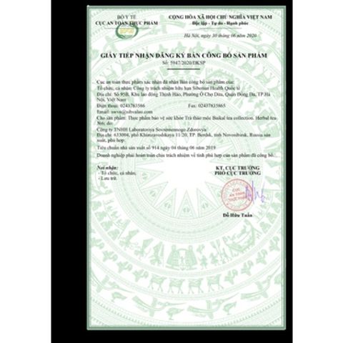 [Trà gan mật N6] Trà thảo mộc Siberian Baikal tea collection.Herbal teaN6 - Trà gan mật Siberian - 30 túi