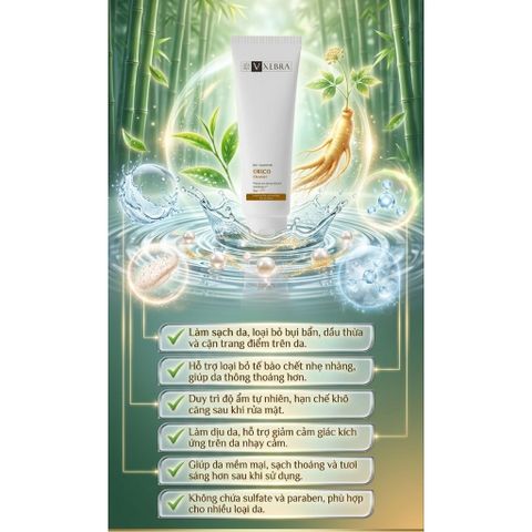 Sữa rửa mặt Orico Cleanser - Mỹ phẩm cao cấp Vxebra